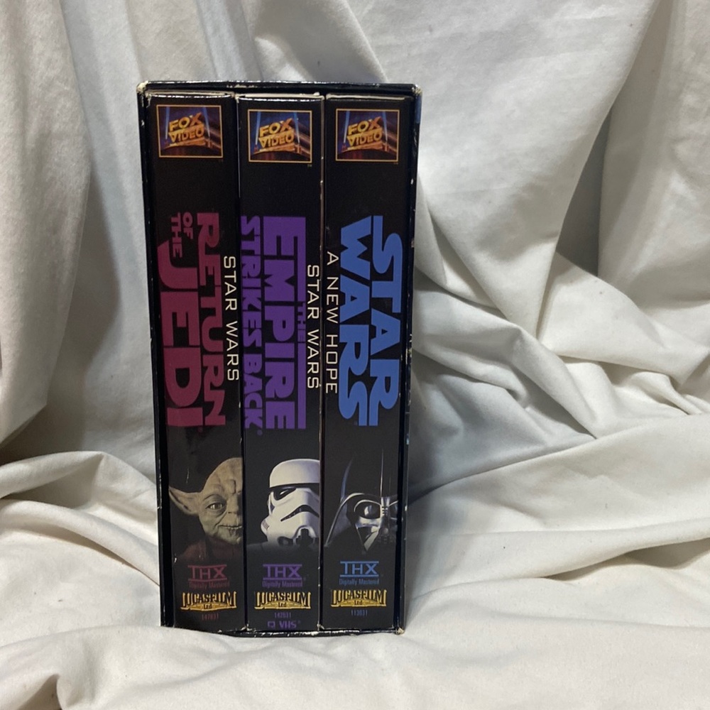 Yes it’s the Original Star Wars Trilogy VHS U know & love them